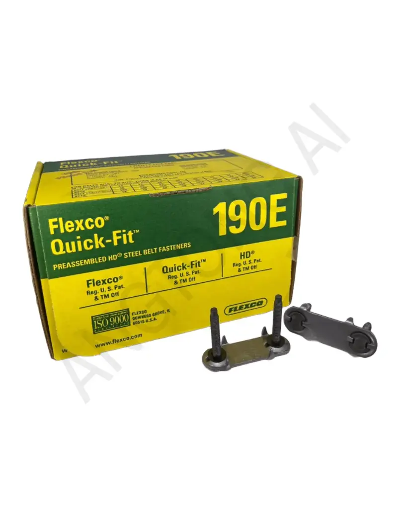 [Flexco] Bolt Solid Plate Fasteners 190E 25 sets/BX (Code 20001)