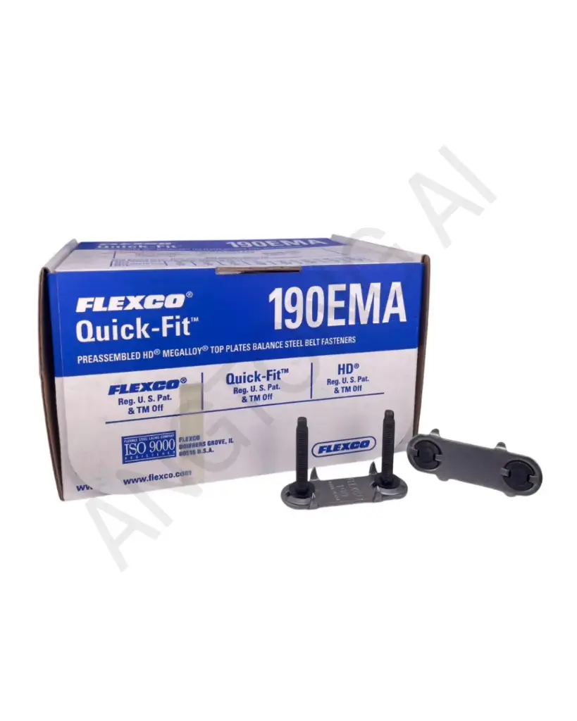 Bolt Solid Plate Fasteners 190EMA 25 sets/BX (Code 20331)