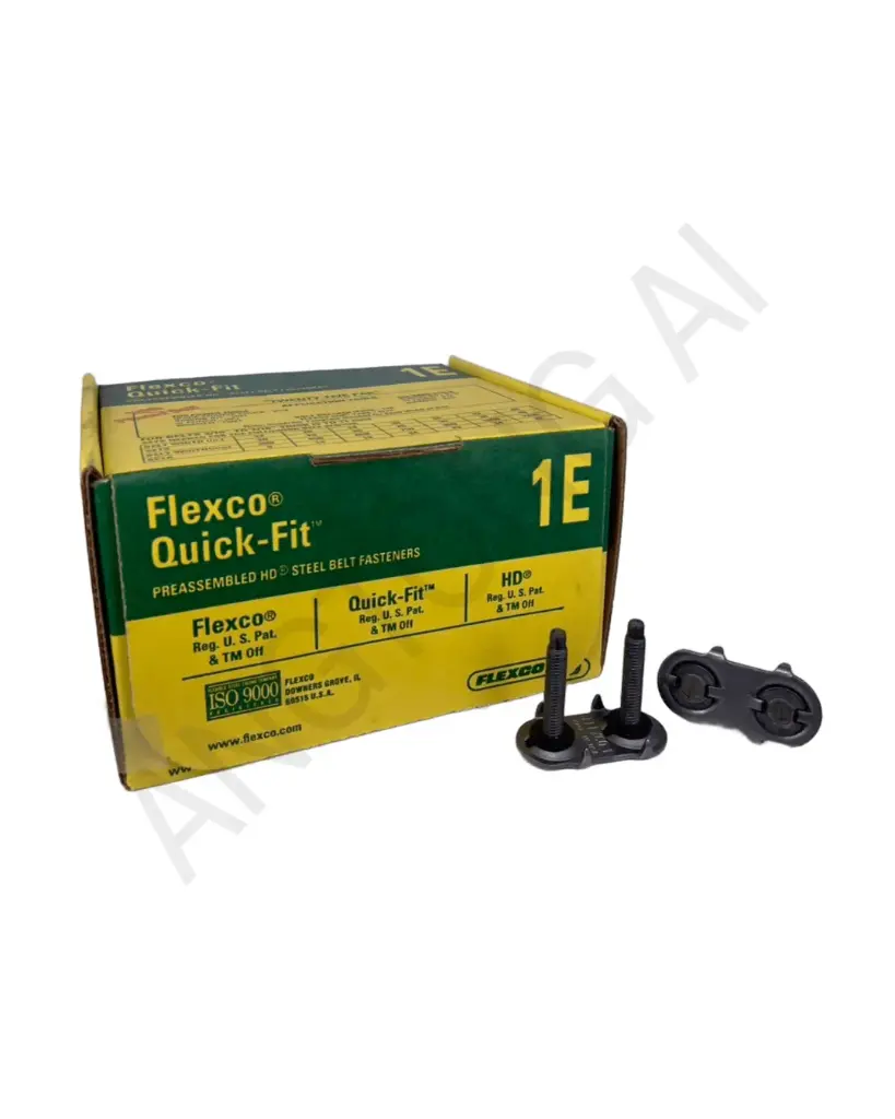[Flexco] Bolt Solid Plate Fasteners 1E 25 sets/BX (Code 20002)