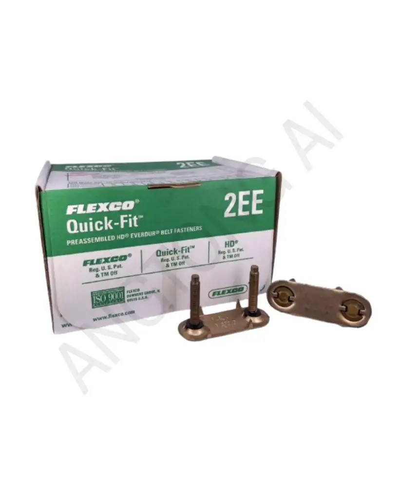[Flexco] Bolt Solid Plate Fasteners 2EE 25 sets/BX (Code 20095)