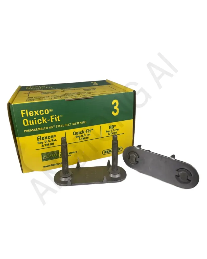 [Flexco] Bolt Solid Plate Fasteners 3 10 sets/BX (Code 20008)