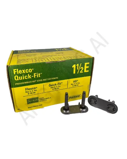 [Flexco] Bolt Solid Plate Fasteners 1-1/2E 25 sets/BX (Code 20004)